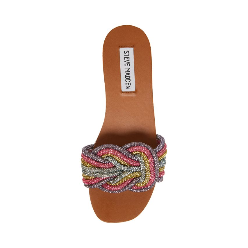 Sandalias Planas Steve Madden Adore Mujer Multicolor | ES MT36E0